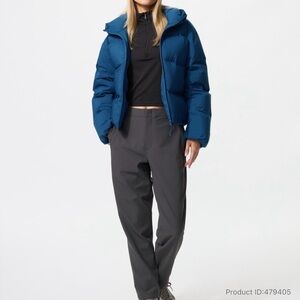 New Uniqlo Women Dark Gray Warm Stretch Pants size M